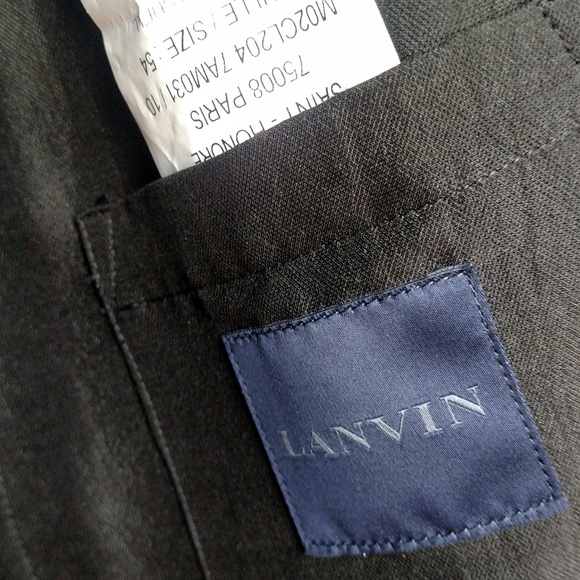 Pre-owned Lavin Men's Silk and Cotton Jacket Black - Picture 8 of 8
